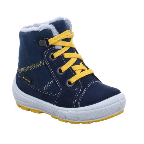 Bild 1 - SUPERFIT Kleinkinder-Winter-Bottine Dunkelblau Textil Baby-Boot