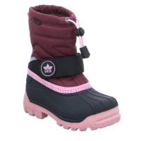 LICO Kinder-Snowboot Dunkelrot Synthetik Schneestiefel