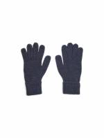 PIECES Strickhandschuh Dunkelblau Textil