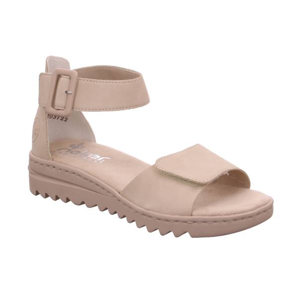 Bild 1 - RIEKER Sandalette Beige Lederimitat