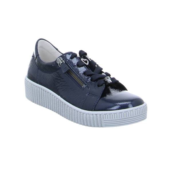 Bild 1 - GABOR Sneaker Blau Leder