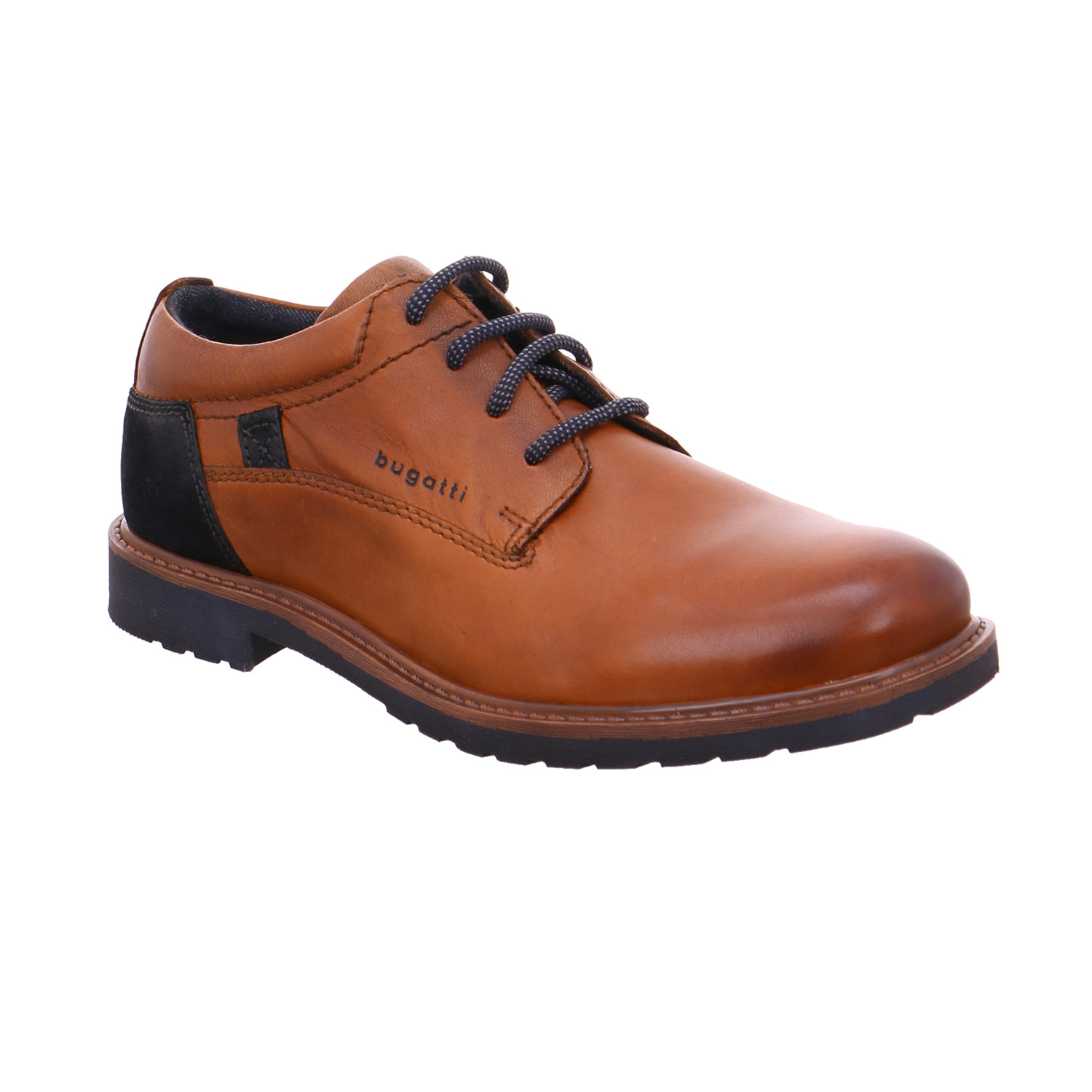 BUGATTI SHOES Halbschuh Cognac Leder