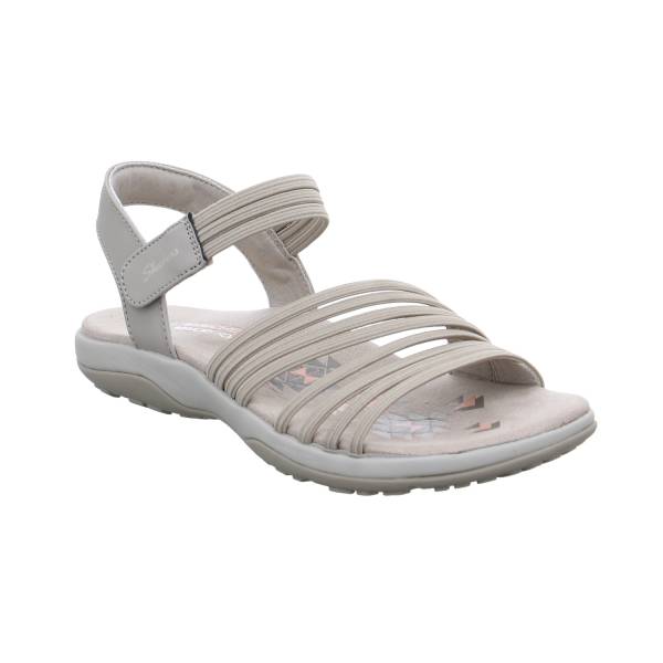 Bild 1 - SKECHERS Trekking-Sandalette Taupe Lederimitat Ja