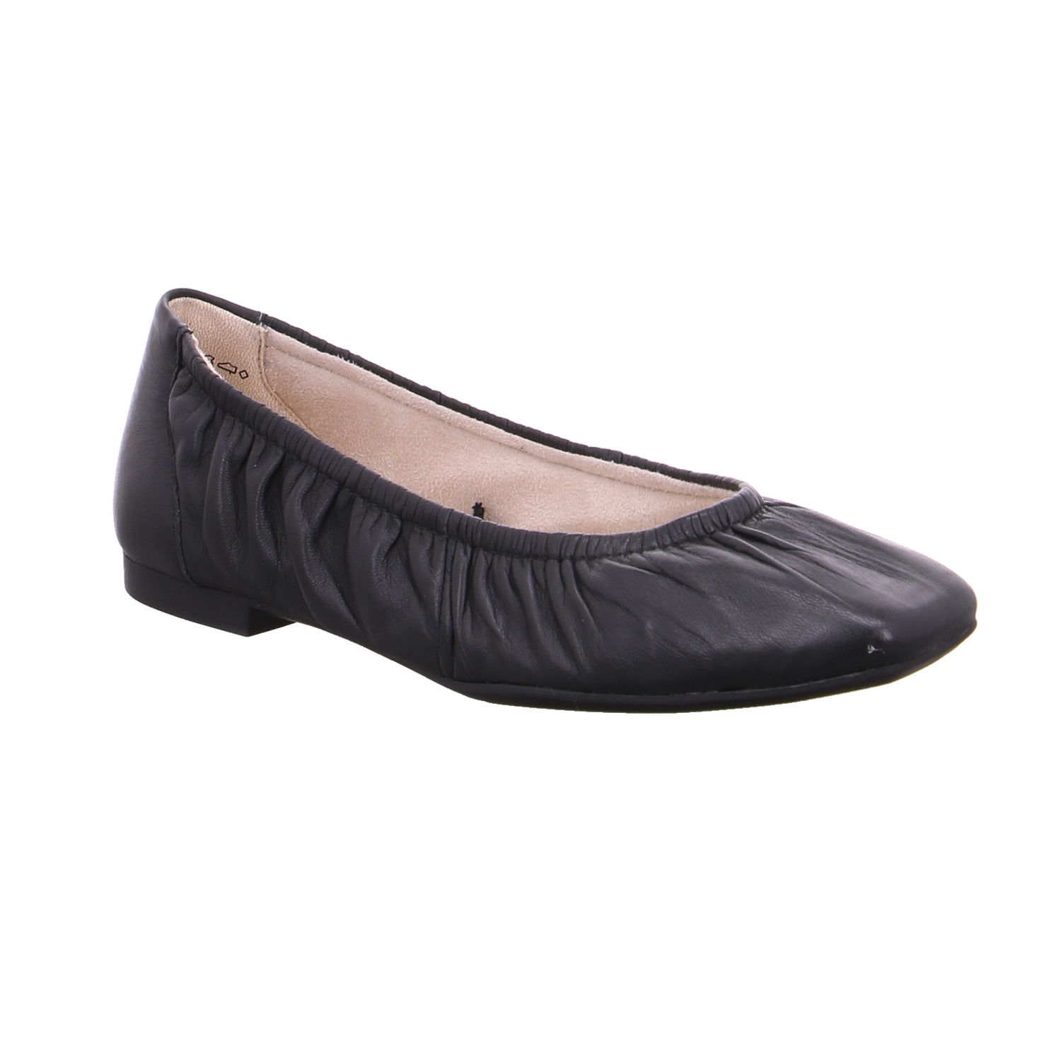 TAMARIS Ballerina Schwarz Leder