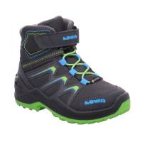 LOWA Kleinkinder-Snowboot Membran Grau Synthetik Winterschuh Unisex