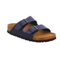 BIRKENSTOCK Bio-Fussbett Blau Lederimitat