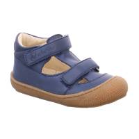 NATURINO Baby-Sommer-Bottine Blau Leder Unisex Minilette