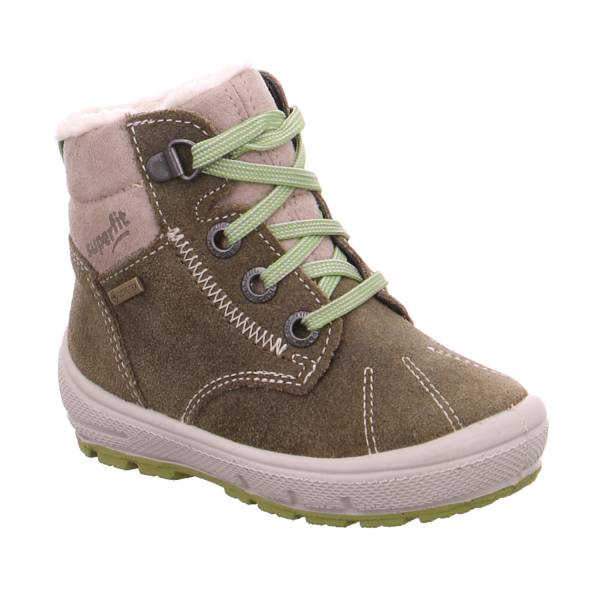 Bild 1 - SUPERFIT Kleinkinder-Winter-Bottine Grün Textil Baby-Boot