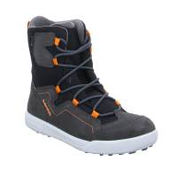 LOWA Jungen- Snowboot Membran Anthrazit Textil Winterstiefel