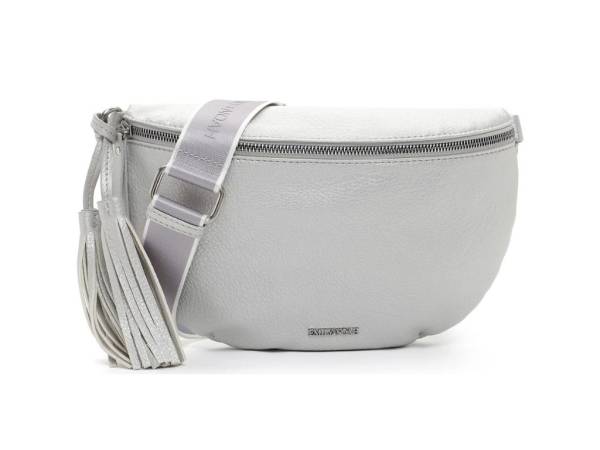 Bild 1 - EMILY & NOAH Gürteltasche / Bodybag Silber Lederimitat