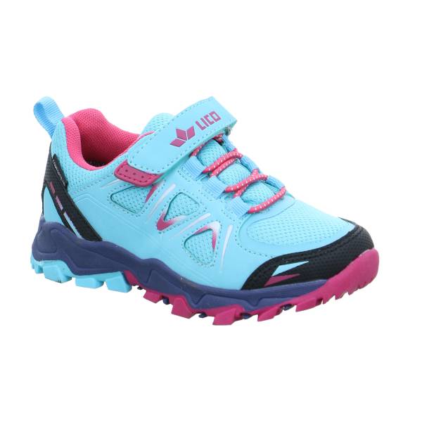 Bild 1 - LICO Kinder Sportschuh Türkis Lederimitat