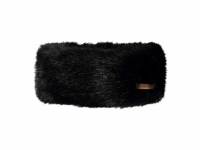BARTS Stirnband Schwarz Textil Fell-Imitation