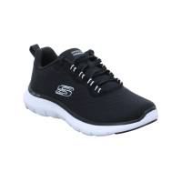 SKECHERS Sneaker Schwarz Textil Vegan