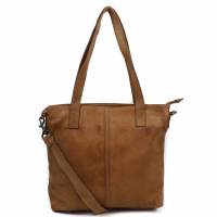 BEAR DESIGN Shopper Taupe Leder