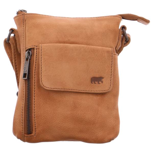 Bild 1 - BEAR DESIGN Handytasche Taupe Leder Handybag