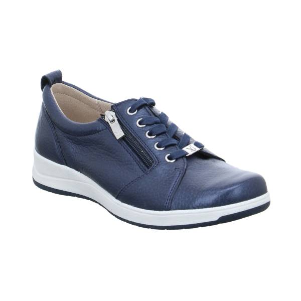 Bild 1 - CAPRICE Comfort-Sneaker Blau Leder mit Wechselfussbett