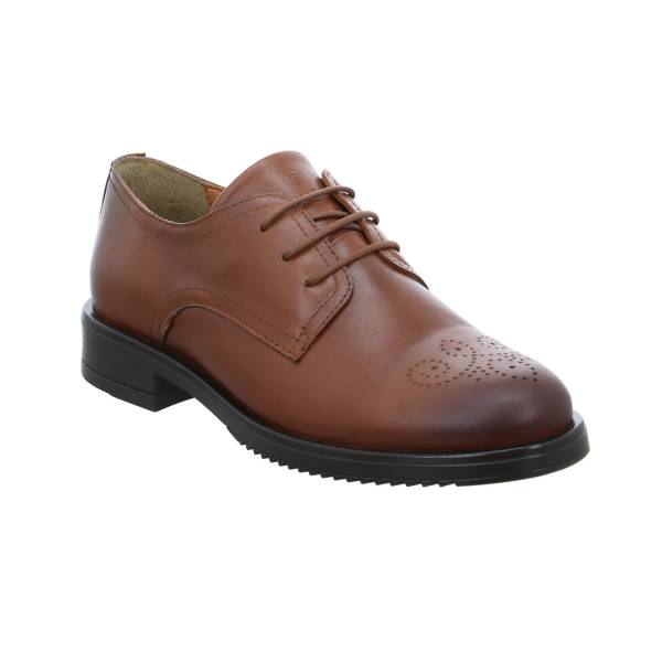 Bild 1 - SCHUHENGEL Schnürschuh Cognac Leder