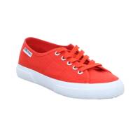 SUPERGA Sneaker Rot Textil mit superleichter Laufsohle Ja