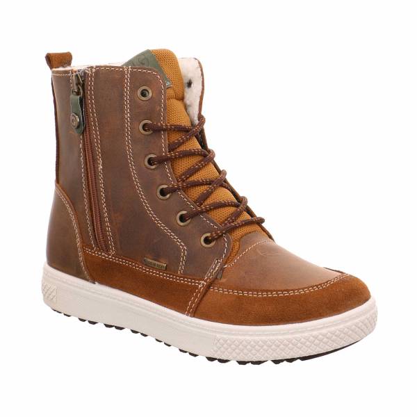 Bild 1 - PRIMIGI Jungen-Winter-Bottine Cognac Textil Boot