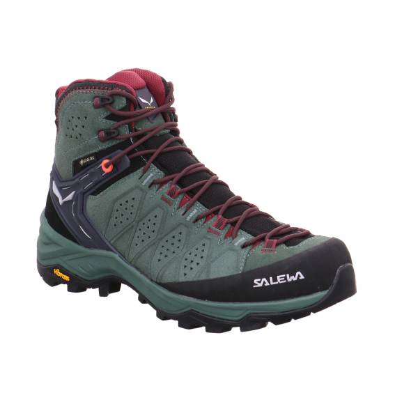 Bild 1 - SALEWA Wander- Bergschuh Damen Grün Leder