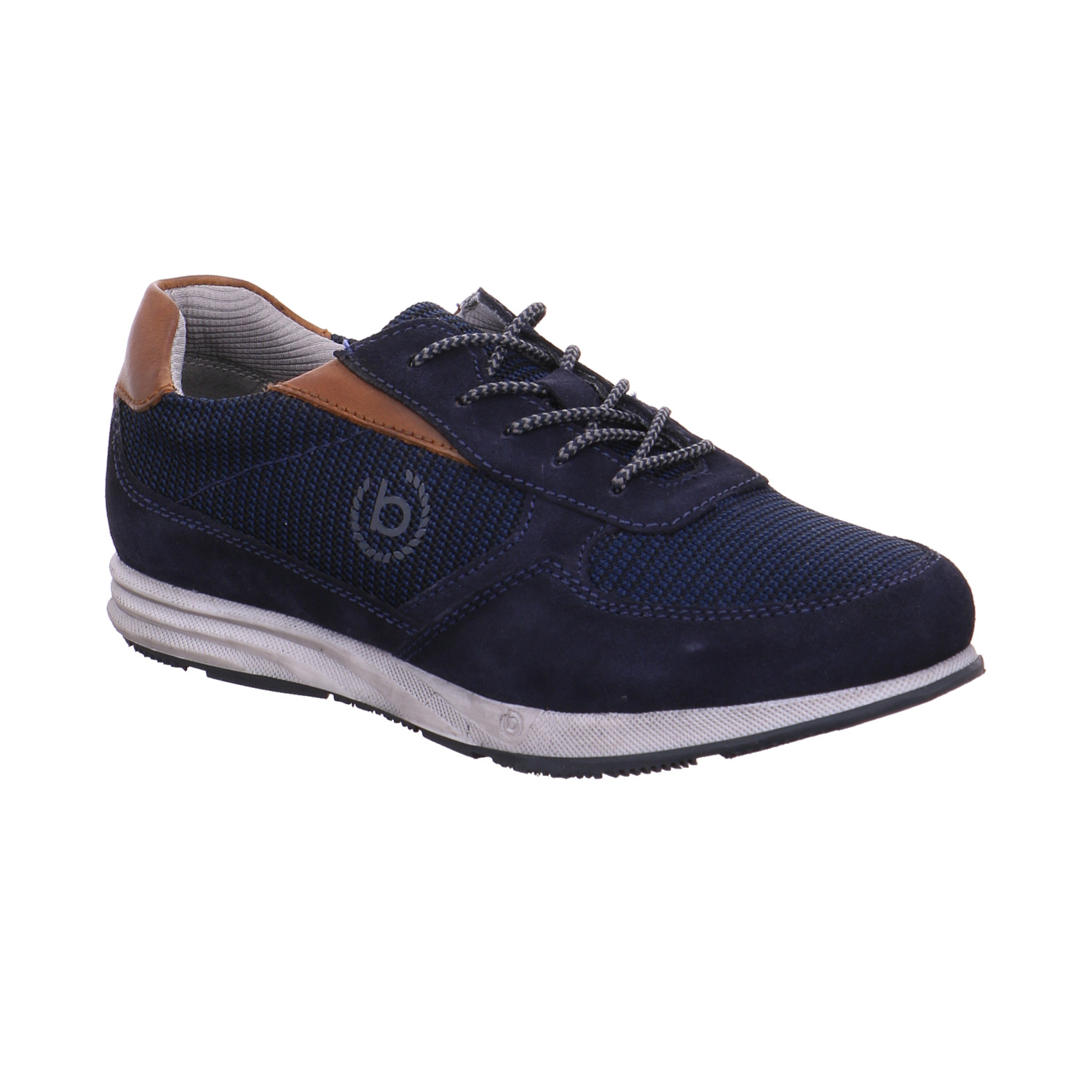 BUGATTI SHOES Halbschuhe Sneaker Blau Leder