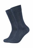 CAMANO Freizeitsocken Blau Textil 2-ER Pack