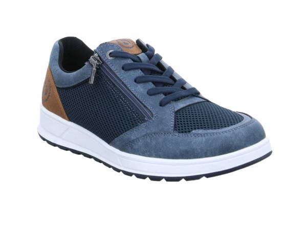 Bild 1 - BUGATTI SHOES Halbschuhe Sneaker Stoff Blau Lederimitat