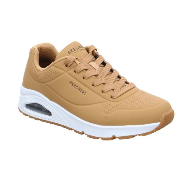 Bild 1 - SKECHERS Halbschuhe Sneaker Beige Lederimitat