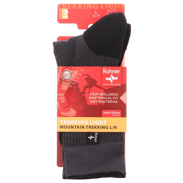 Bild 1 - ROHNER Funktions-Socken Grau Textil