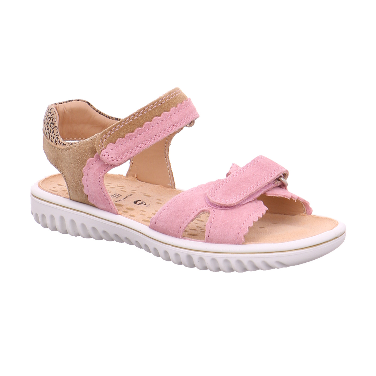 SUPERFIT Kleinkinder-Sandale Rosa Leder Mädchensandale