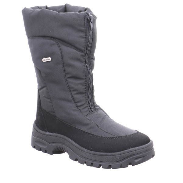 Bild 1 - 2 A S.R.L. H/B Schnürschuh Schwarz Lederimitat mit Tex-Membrane
