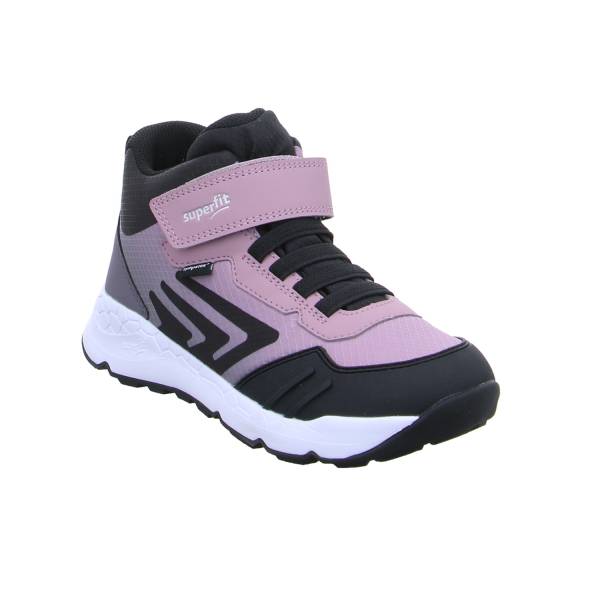 Bild 1 - SUPERFIT Mädchen-Halbschuh Klett Rosa Textil Sneaker Outdoor