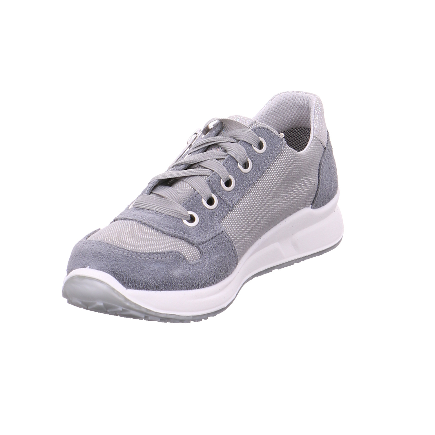 SUPERFIT Mädchen-Halbschuh Binder Grau Textil Sneaker YB7790