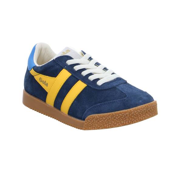 Bild 1 - GOLA Jungen-Halbschuh Binder Blau Leder Sneaker