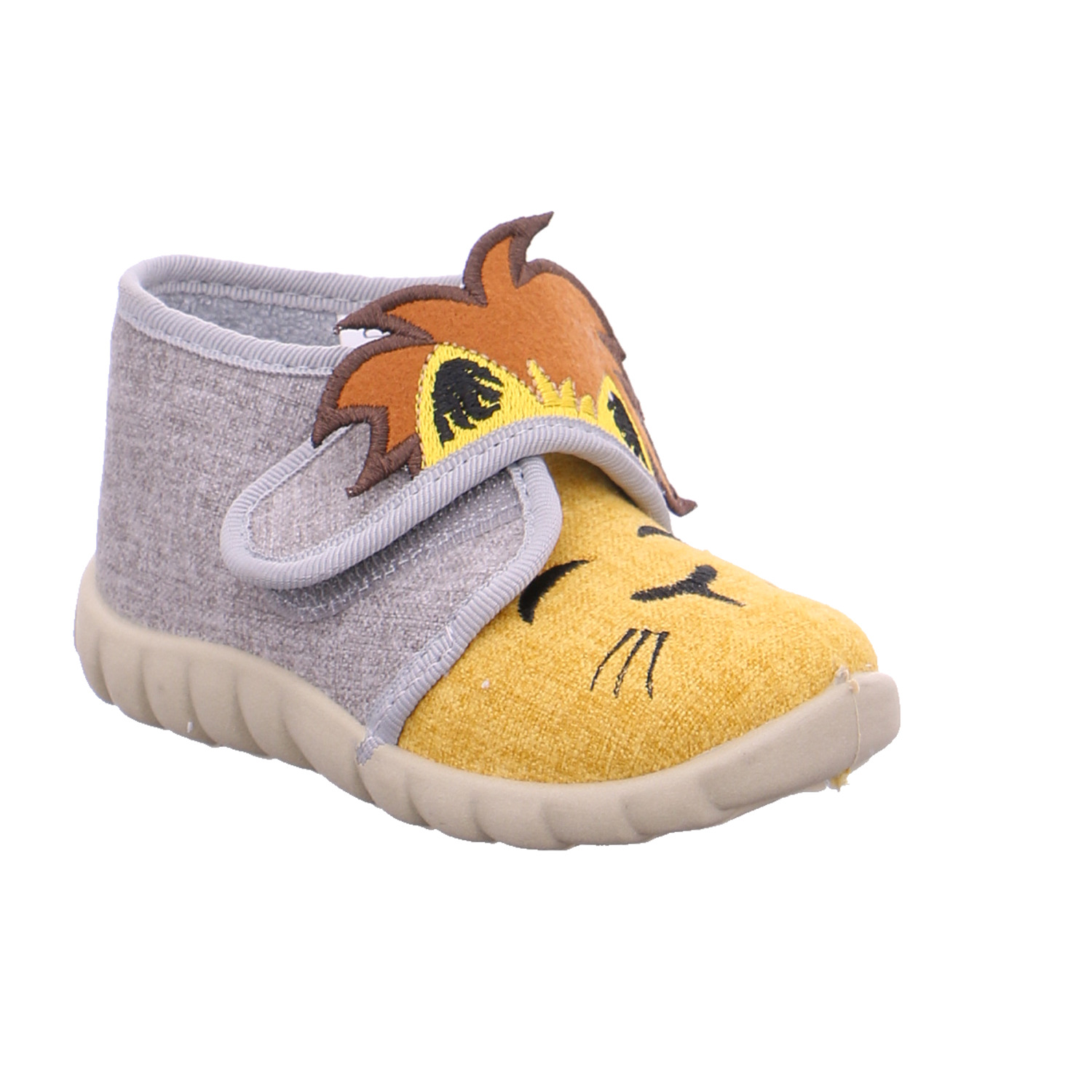 FISCHER Baby-Hausschuh Gelb Textil Unisex