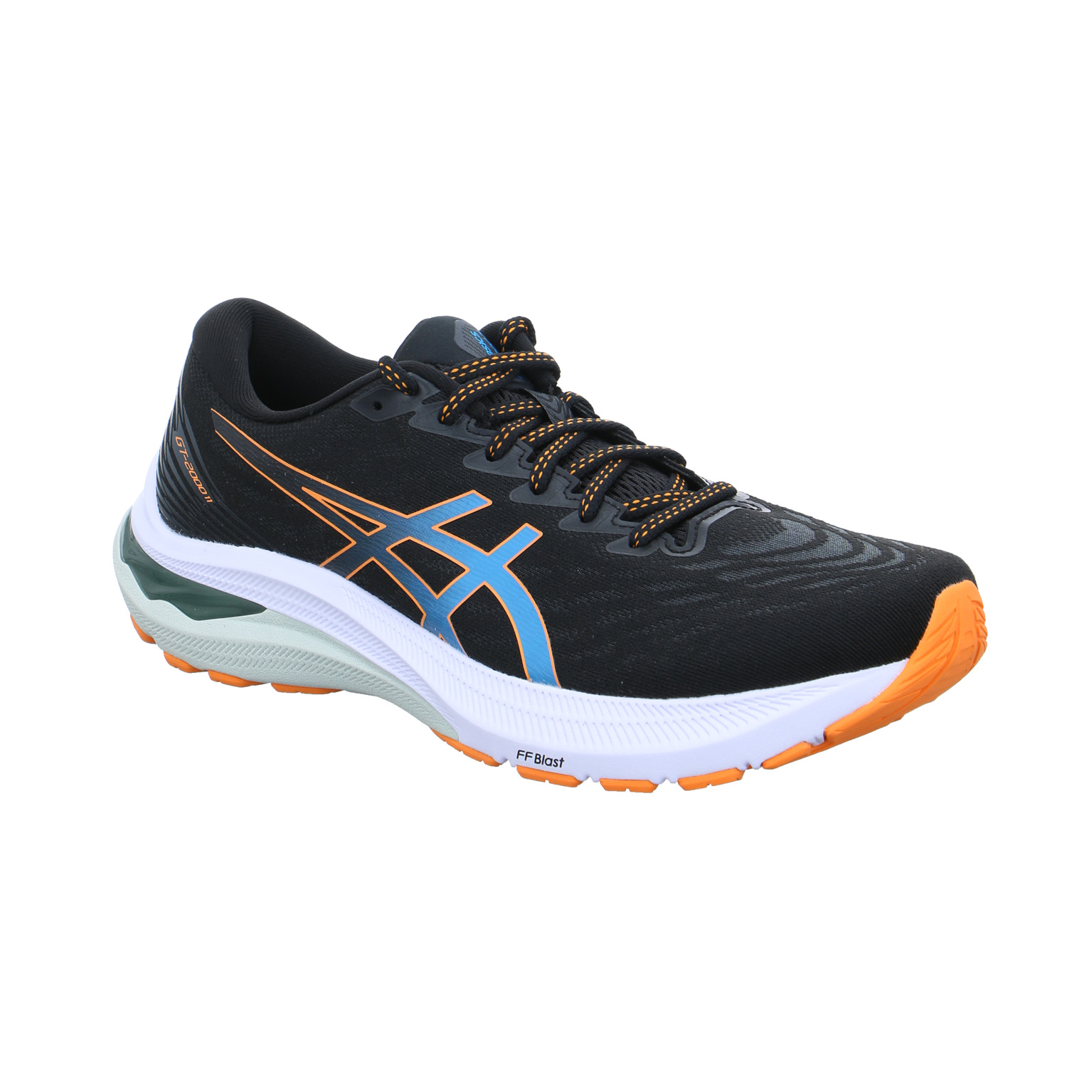 ASICS Running Crossschuhe Schwarz Synthetik Gel GT2000 11 TR