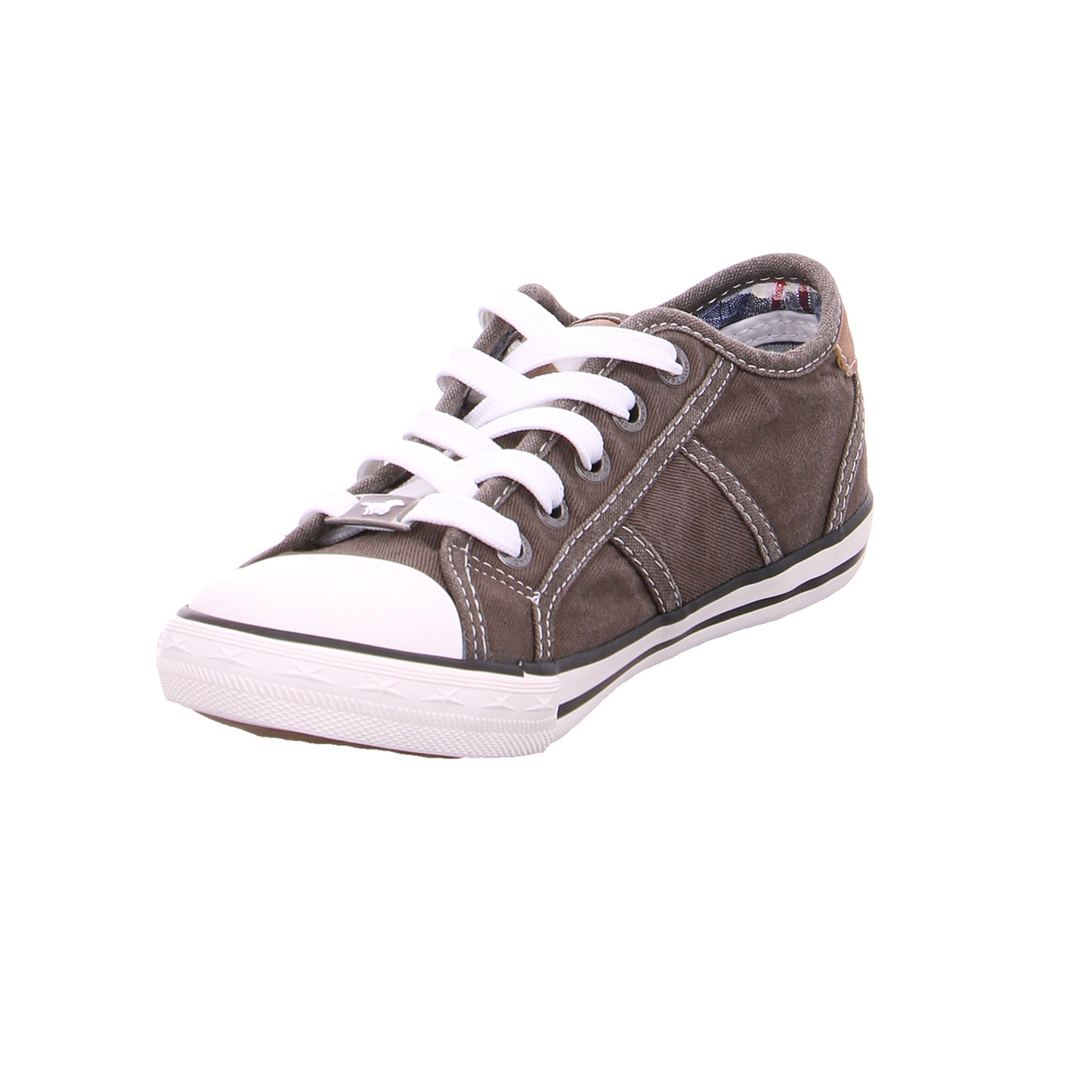 MUSTANG Jugend-Stoffschuh Grau Textil Canvasschuh NV8039