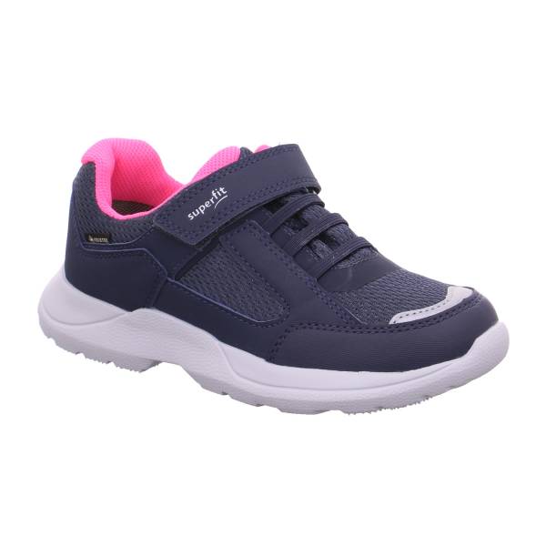 Bild 1 - SUPERFIT Kleinkinder-Sport -Halbschuh Blau Textil Sneaker