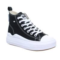 BRITISH KNIGHTS Mid Cut Sneaker Schwarz Textil
