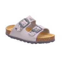 BIOLife Kinder-Pantolette Beige Lederimitat Unisex