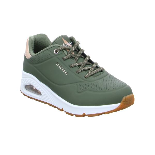 Bild 1 - SKECHERS Sneaker Olive Lederimitat Ja