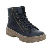 Bild 1 - RIEKER Boot Schwarz Lederimitat mit Wechselfussbett Bild 1 - RIEKER Boot Schwarz Lederimitat mit Wechselfussbett