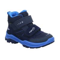 SUPERFIT Kleinkinder-Halbschuh Klett Dunkelblau Textil Sneaker high