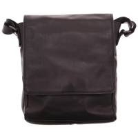 BEAR DESIGN Umhängetasche Schwarz Leder