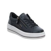 Bild 1 - REMONTE Sneaker Schwarz Leder mit Wechselfussbett Bild 1 - REMONTE Sneaker Schwarz Leder mit Wechselfussbett