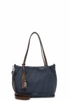 EMILY & NOAH Shopper Blau Lederimitat mit Bag in Bag Ja
