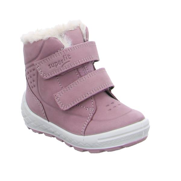 Bild 1 - SUPERFIT Kleinkinder-Winter-Bottine Rosa Textil Baby-Boot
