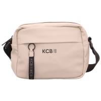 KCB VEGAN BAGS Umhänge- / Schultertasche klein Beige Recycelte Materialien Vegan - PETA-approved Veg