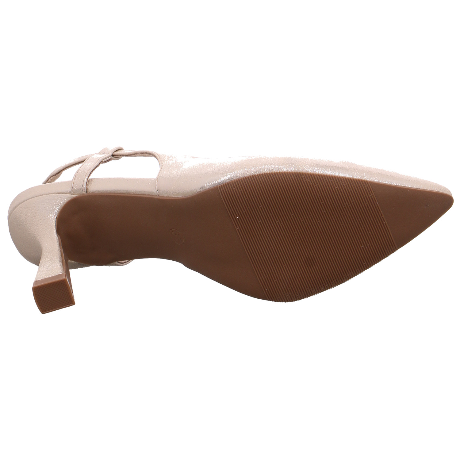 PIECE OF MIND Slingpumps Gold Lederimitat FN7204
