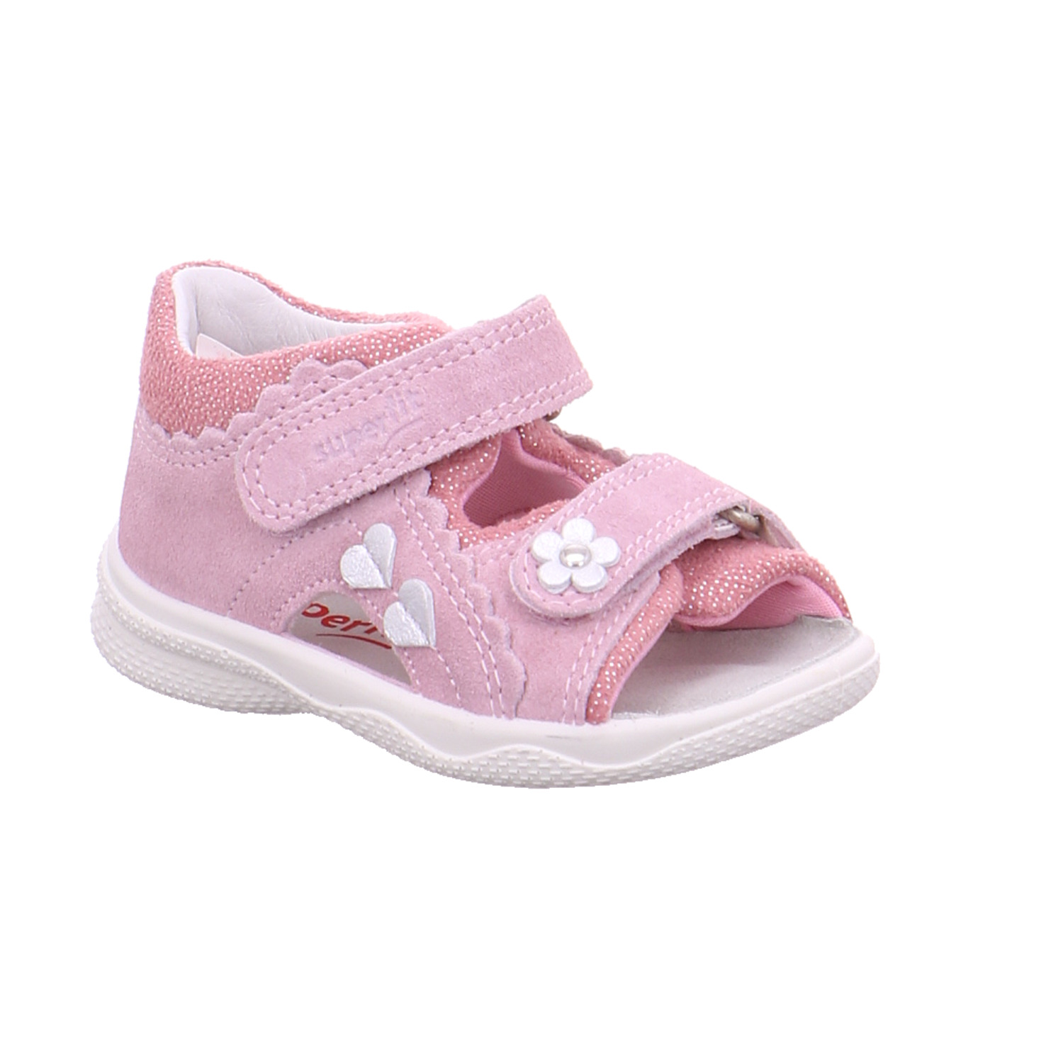 SUPERFIT Baby-Sandale Rosa Leder Mädchen Minilette